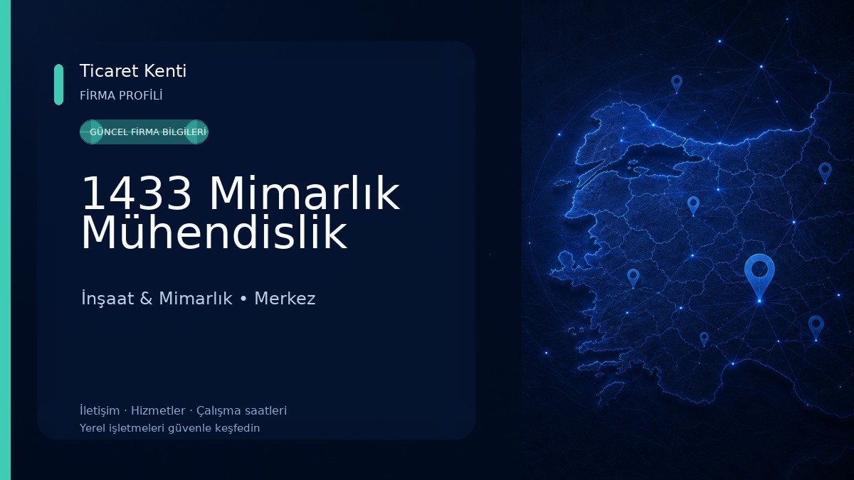 1433 Mimarlık Mühendislik İnşaat & Mimarlık