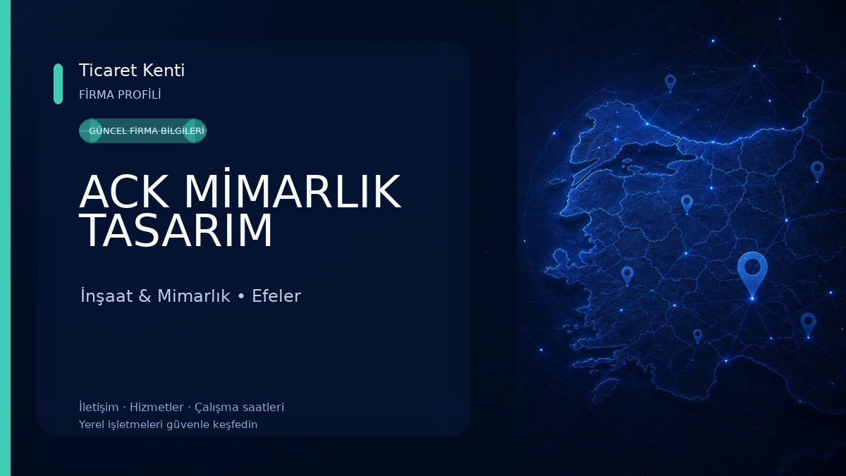 ACK MİMARLIK TASARIM İnşaat & Mimarlık