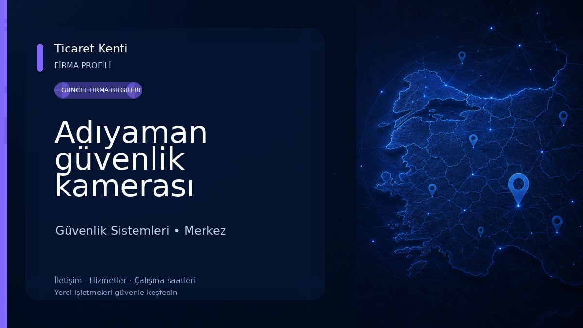Adıyaman güvenlik kamerası otomatik kepenk kral güvenlik Güvenlik Sistemleri