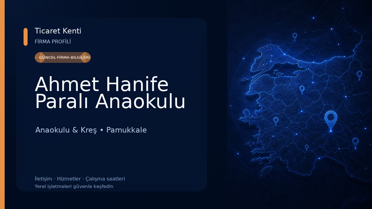 Ahmet Hanife Paralı Anaokulu Anaokulu & Kreş