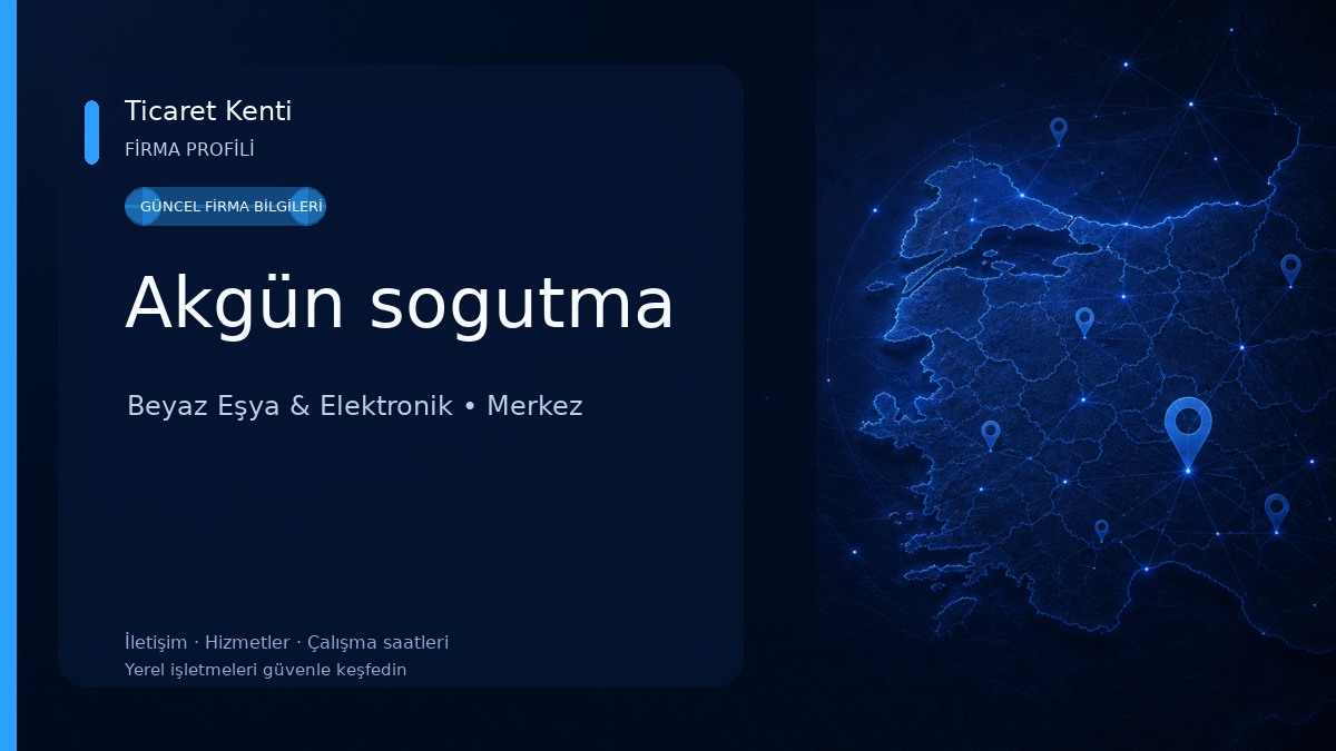 Akgün sogutma Beyaz Eşya & Elektronik