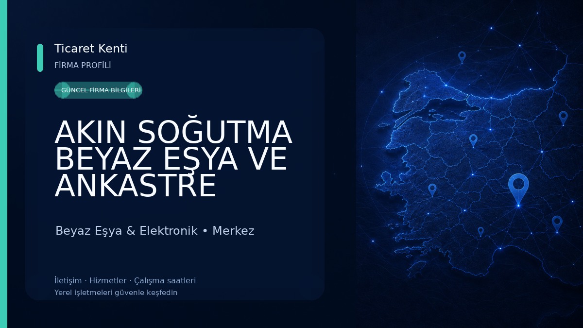 AKIN SOĞUTMA BEYAZ EŞYA VE ANKASTRE Beyaz Eşya & Elektronik
