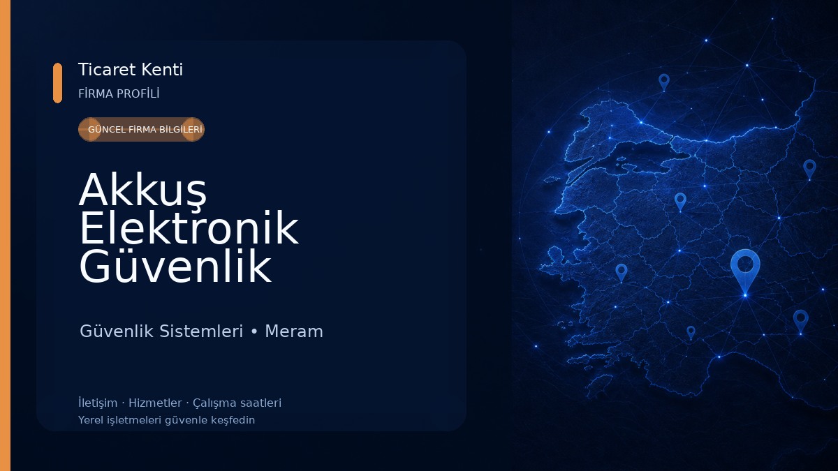 Akkuş Elektronik Güvenlik sistemleri Güvenlik Sistemleri