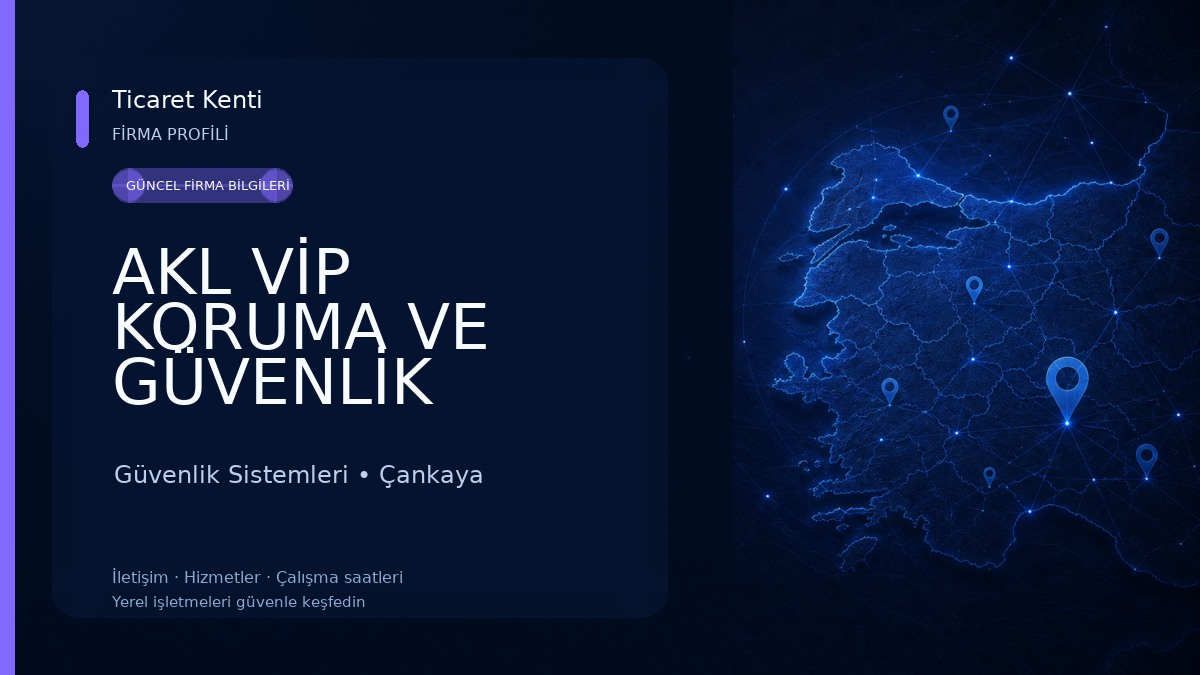 AKL VİP KORUMA VE GÜVENLİK Güvenlik Sistemleri