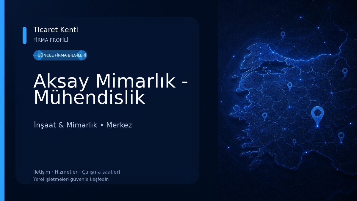 Aksay Mimarlık - Mühendislik