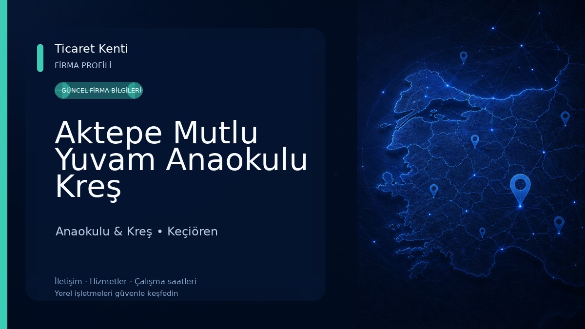 Aktepe Mutlu Yuvam Anaokulu Kreş Anaokulu & Kreş