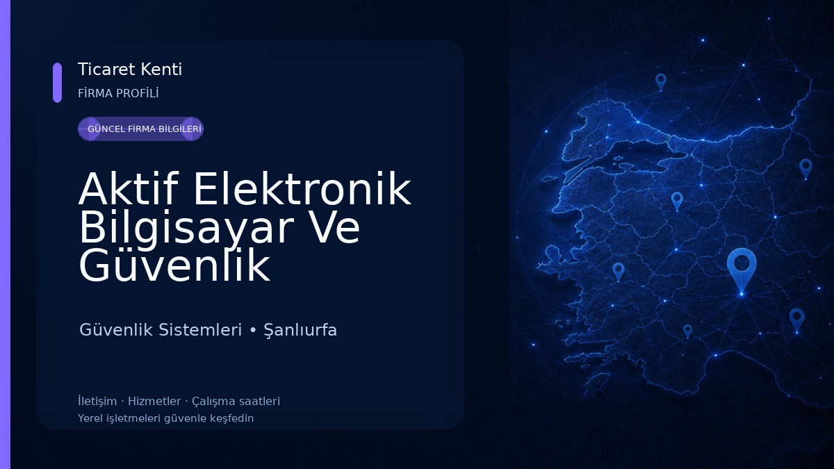 Aktif Elektronik Bilgisayar Ve Güvenlik Sistemleri Güvenlik Sistemleri