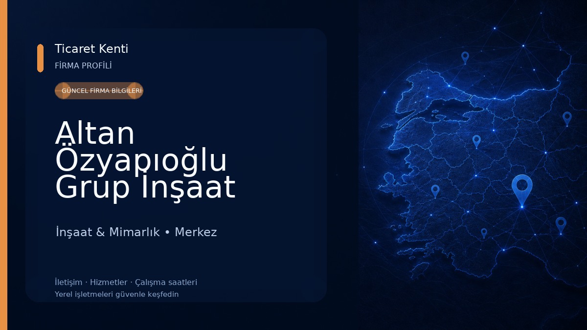 Altan Özyapıoğlu Grup İnşaat Prefabrik Çelik Konstrüksiyon Yapı Bartın