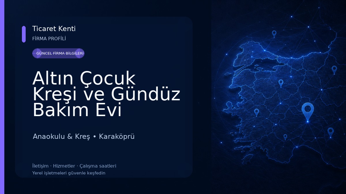 Altın Çocuk Kreşi ve Gündüz Bakım Evi Anaokulu & Kreş