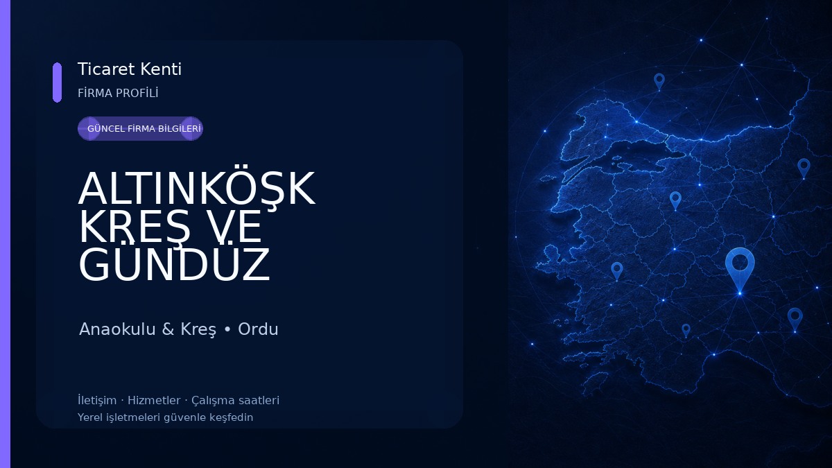 ALTINKÖŞK KREŞ VE GÜNDÜZ BAKIMEVİ Anaokulu & Kreş