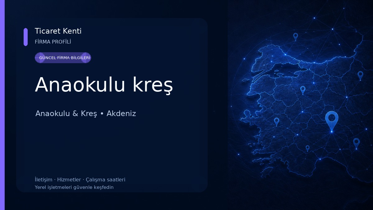 Anaokulu kreş