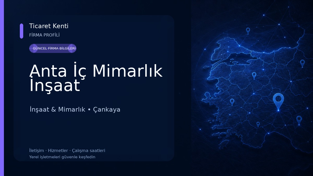 Anta İç Mimarlık İnşaat İnşaat & Mimarlık