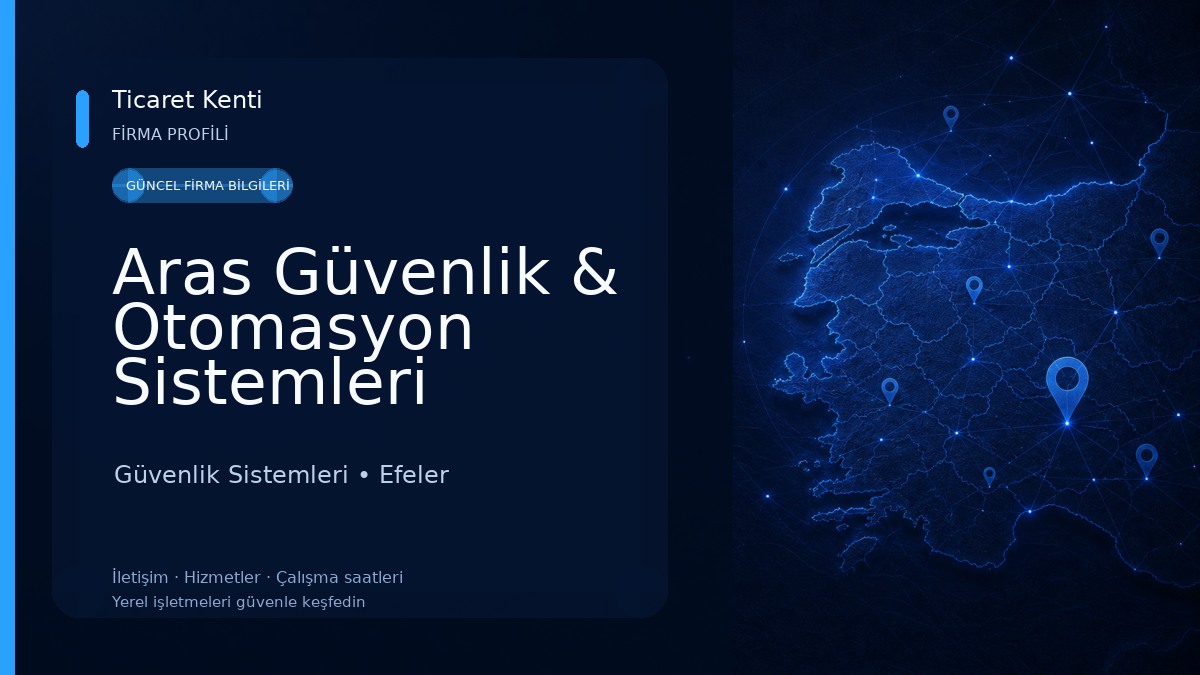 Aras Güvenlik & Otomasyon Sistemleri Güvenlik Sistemleri