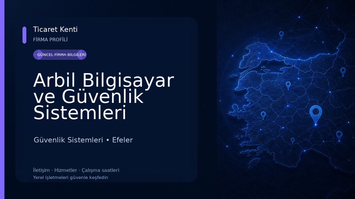 Arbil Bilgisayar ve Güvenlik Sistemleri Güvenlik Sistemleri