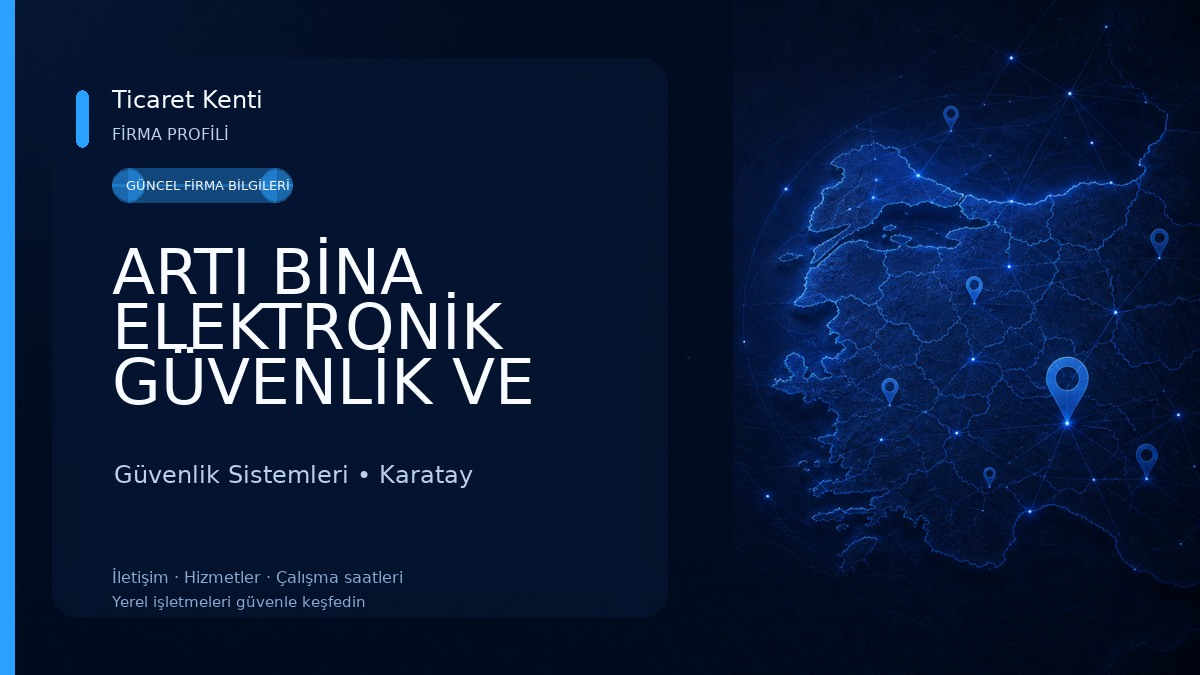 ARTI BİNA ELEKTRONİK GÜVENLİK VE İLETİŞİM SİSTEMLERİ Güvenlik Sistemleri