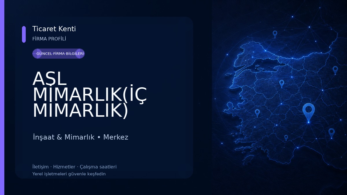 ASL MİMARLIK(İÇ MİMARLIK) 