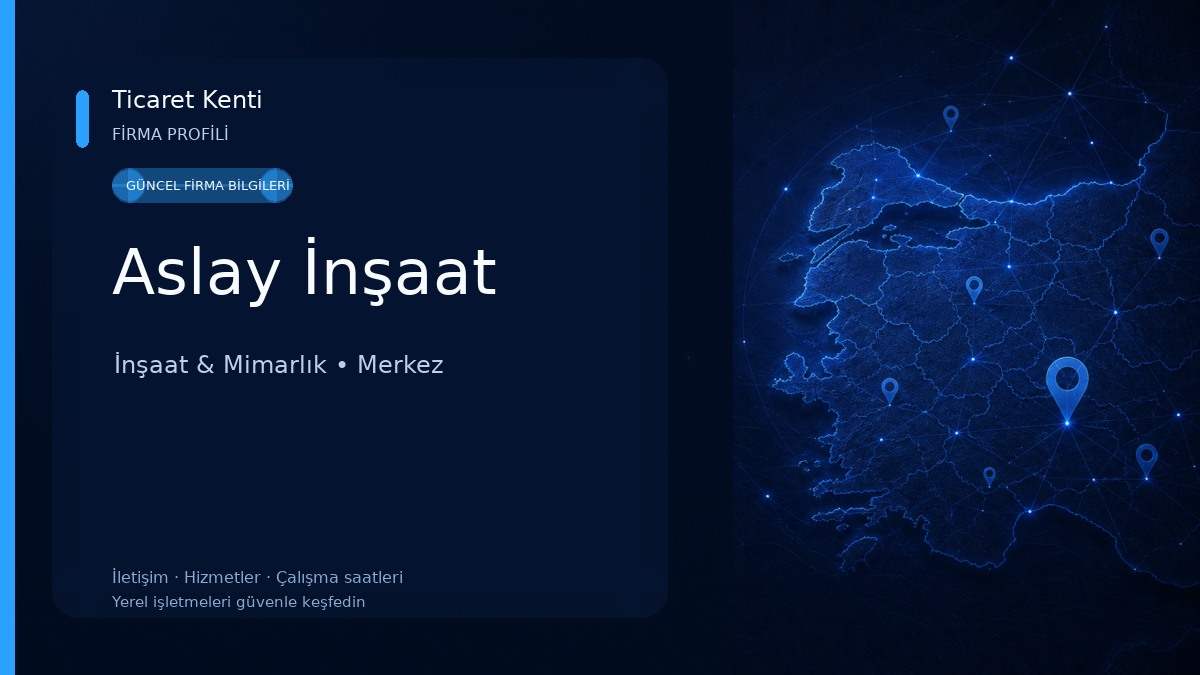 Aslay İnşaat İnşaat & Mimarlık