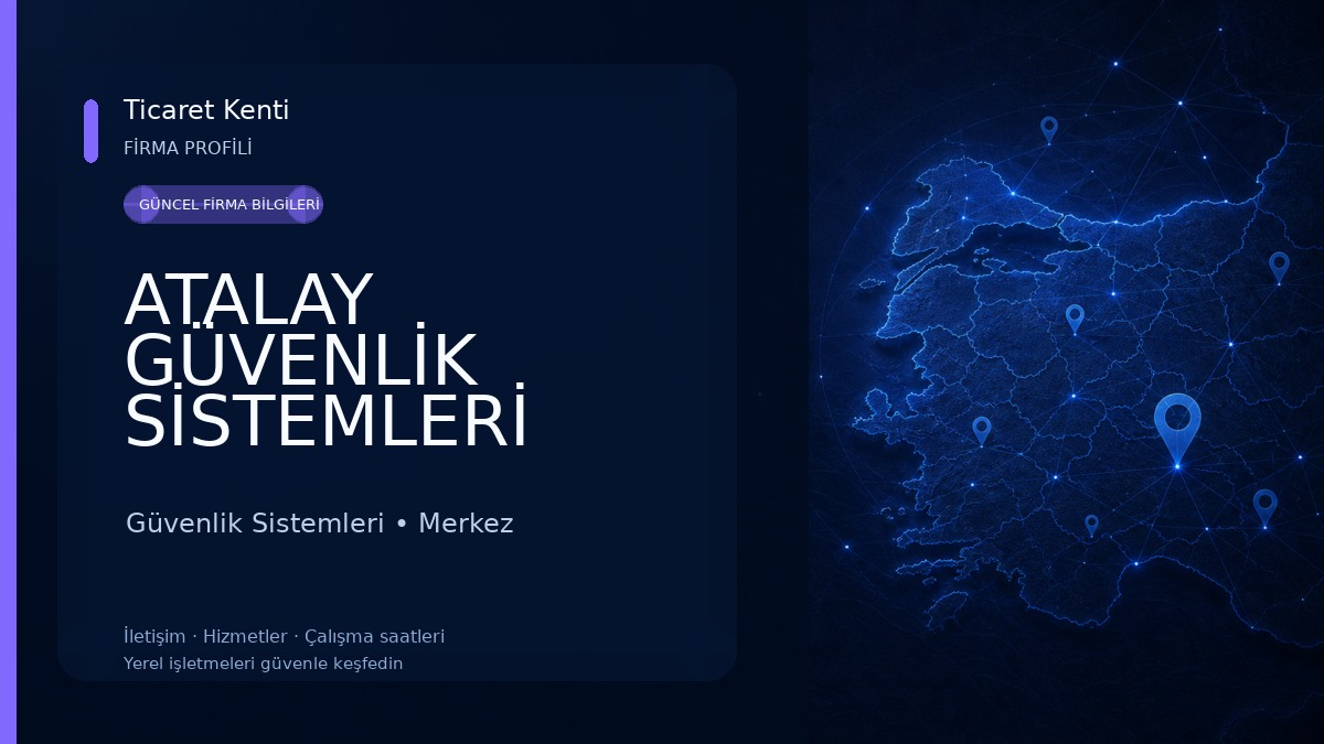 ATALAY GÜVENLİK SİSTEMLERİ (AGS) Güvenlik Sistemleri