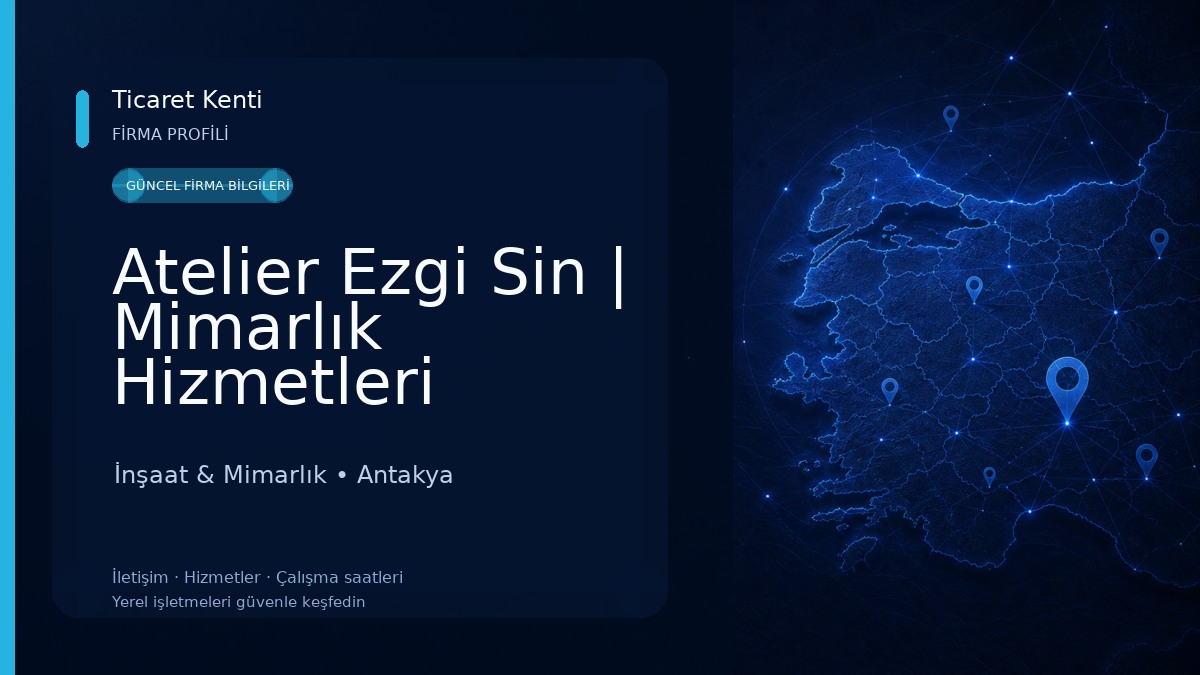 Atelier Ezgi Sin | Mimarlık Hizmetleri
