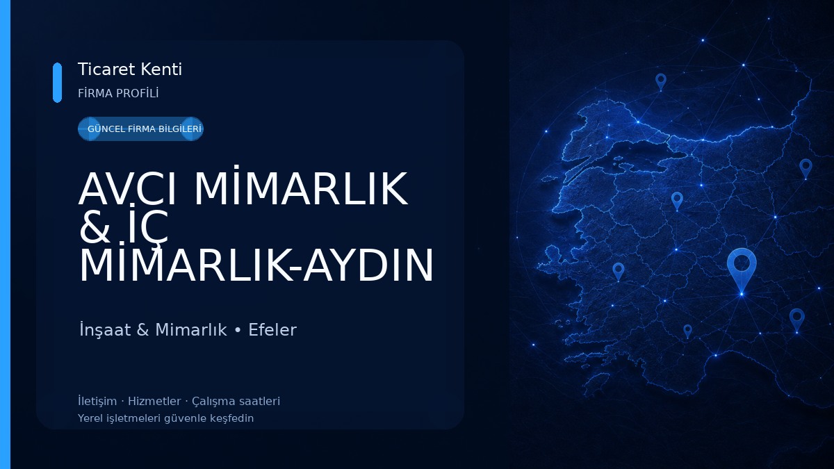 AVCI MİMARLIK & İÇ MİMARLIK-AYDIN İnşaat & Mimarlık
