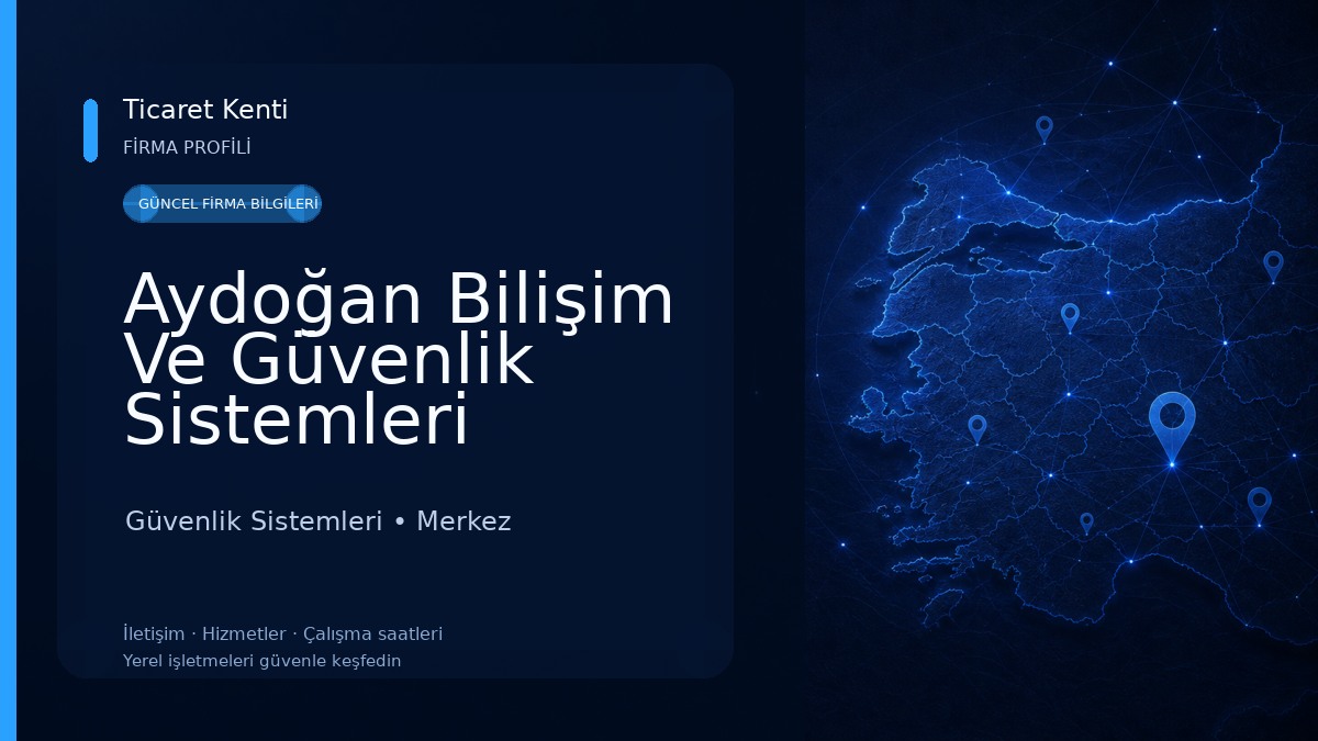 Aydoğan Bilişim Ve Güvenlik Sistemleri 