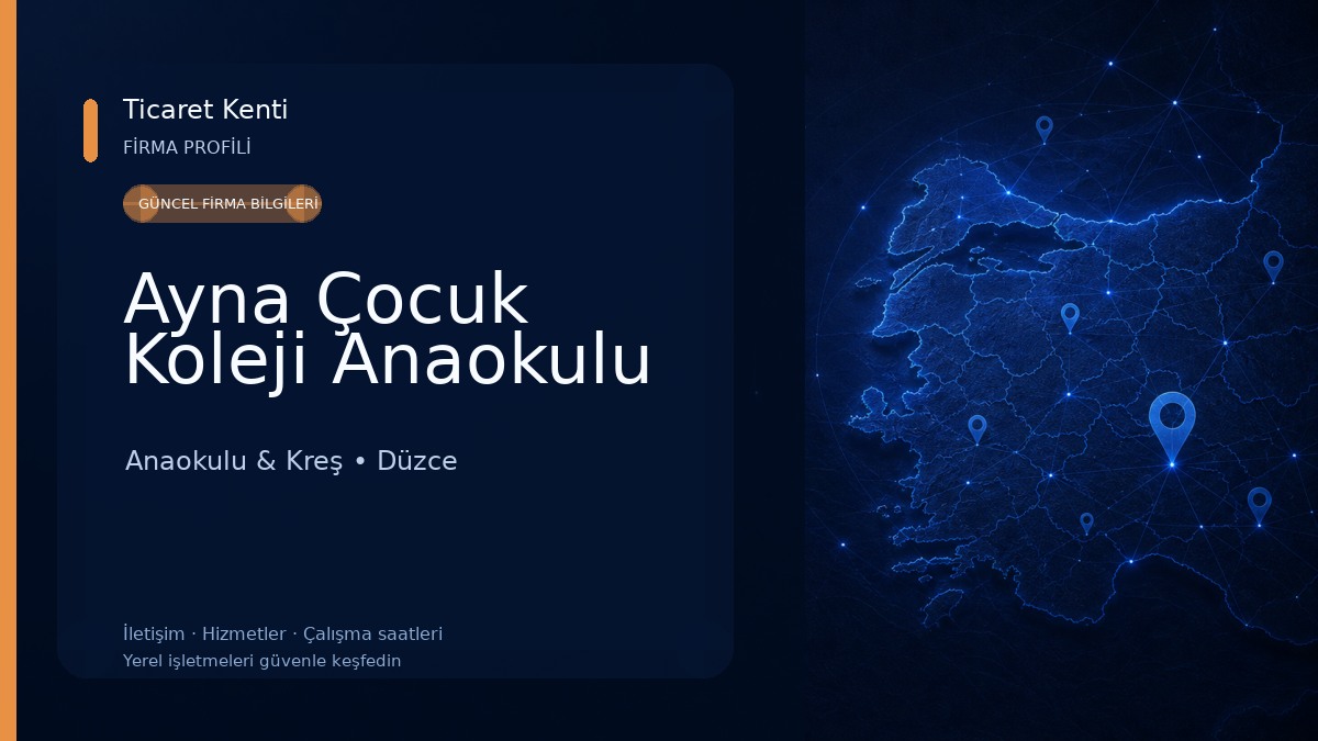 Ayna Çocuk Koleji Anaokulu Anaokulu & Kreş