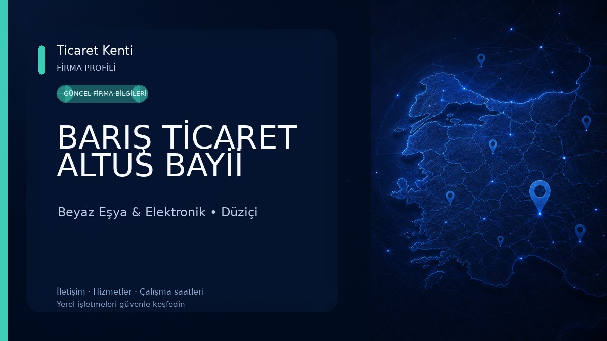 BARIŞ TİCARET ALTUS BAYİİ Beyaz Eşya & Elektronik