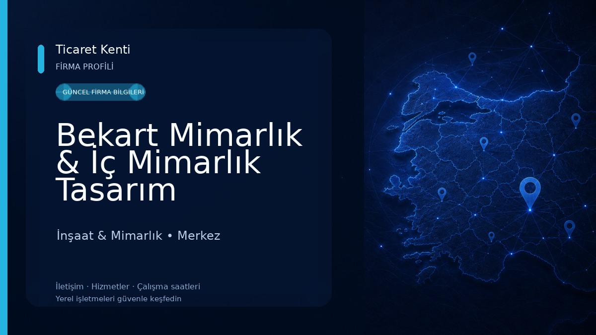 Bekart Mimarlık & İç Mimarlık Tasarım Stüdyosu 