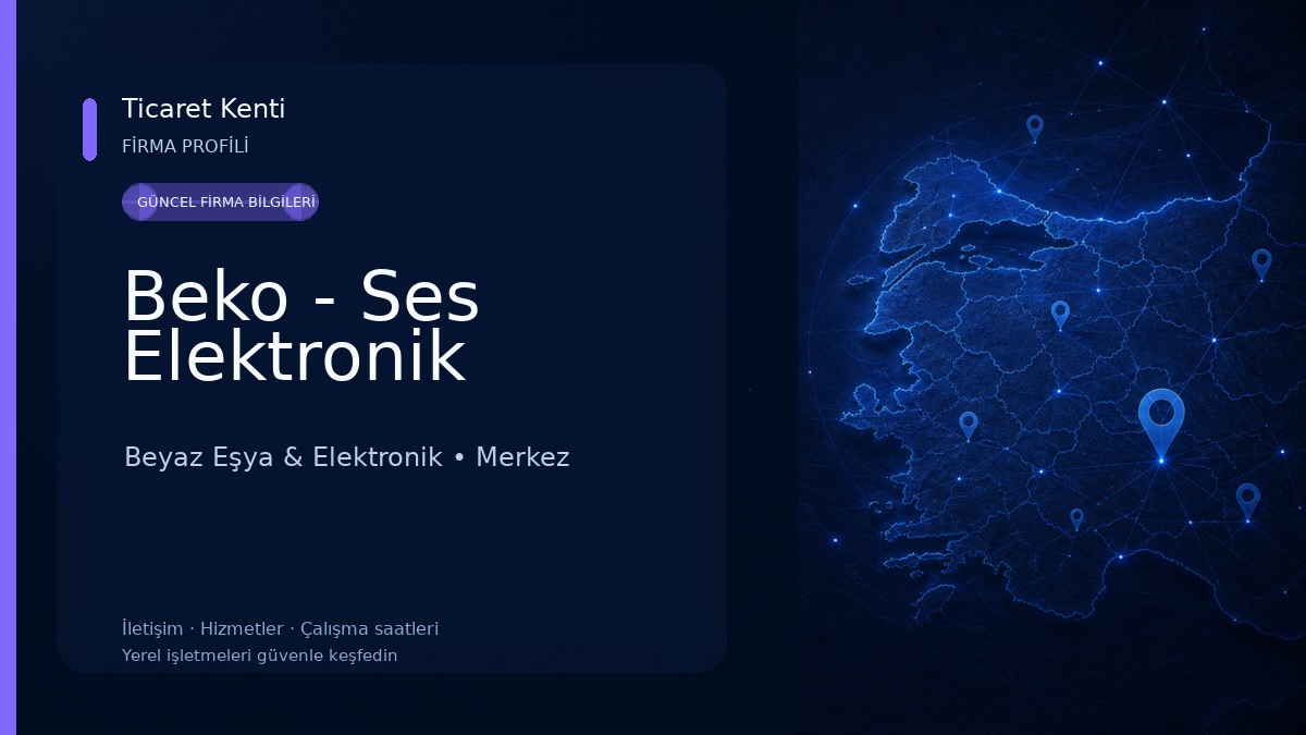 Beko - Ses Elektronik Beyaz Eşya & Elektronik