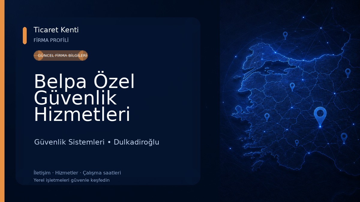 Belpa Özel Güvenlik Hizmetleri Güvenlik Sistemleri