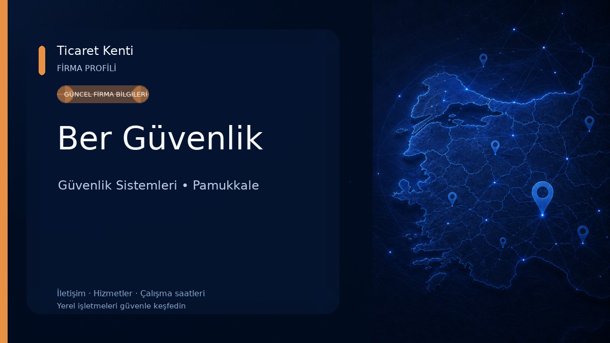 Ber Güvenlik Güvenlik Sistemleri
