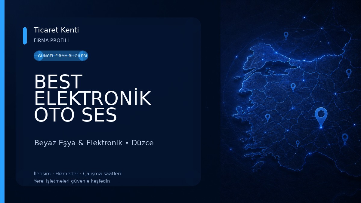 BEST ELEKTRONİK OTO SES MULTİMEDİA SİSTEMLERİ Beyaz Eşya & Elektronik