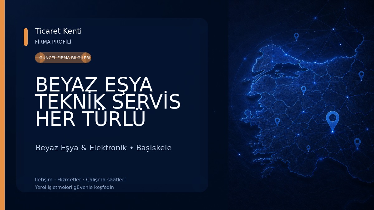 BEYAZ EŞYA TEKNİK SERVİS HER TÜRLÜ MARKA TAMİRİ Beyaz Eşya & Elektronik