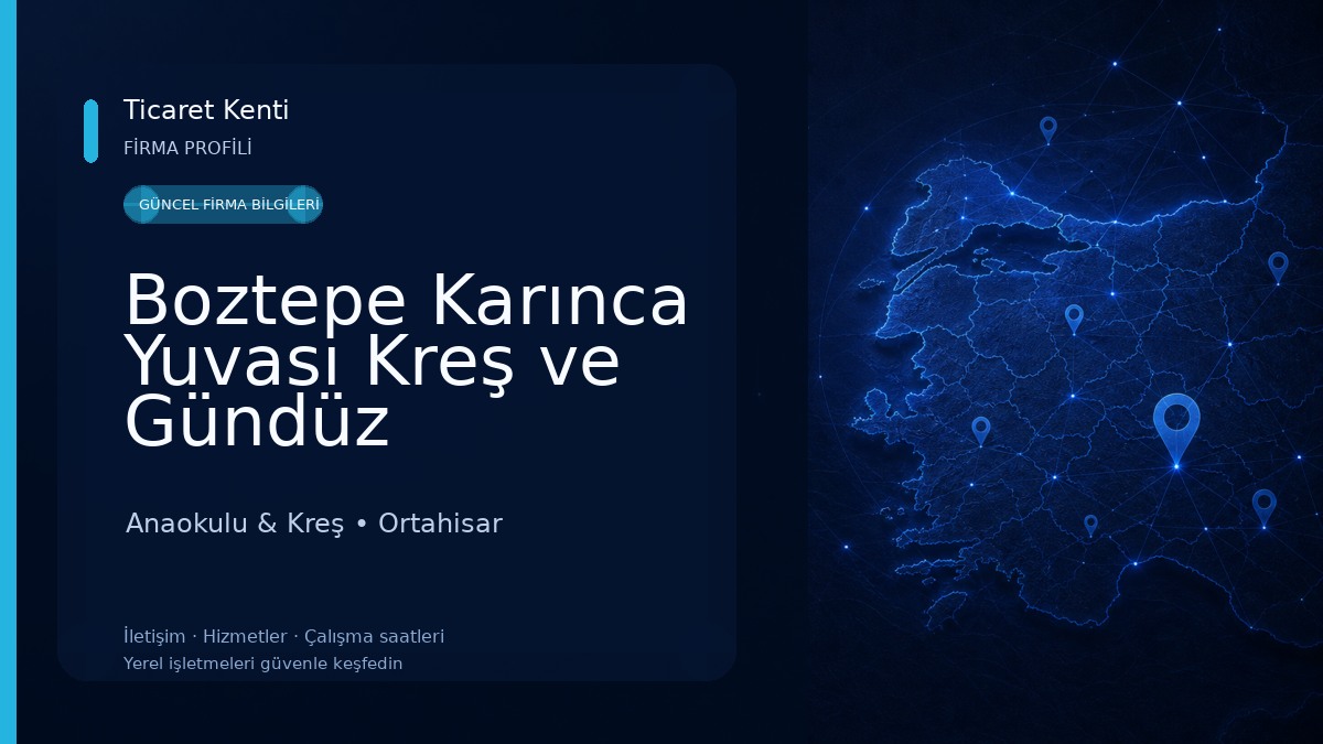 Boztepe Karınca Yuvası Kreş ve Gündüz Bakımevi Anaokulu & Kreş