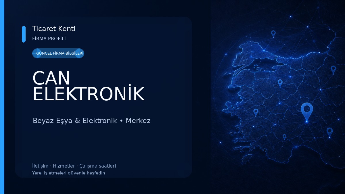 CAN ELEKTRONİK