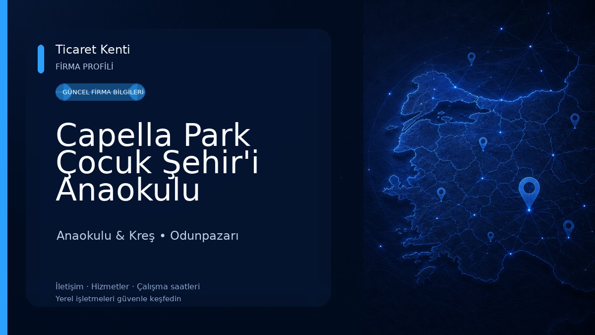 Capella Park Çocuk Şehir'i Anaokulu Anaokulu & Kreş