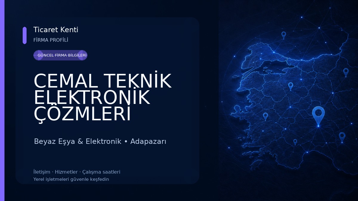 CEMAL TEKNİK ELEKTRONİK ÇÖZMLERİ /KOMBİ /KLİMA/BEYAZ EŞYA YEDEK PARÇA