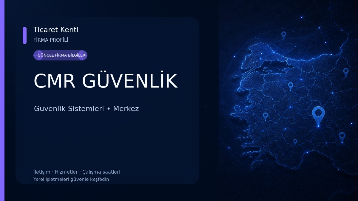 CMR GÜVENLİK Güvenlik Sistemleri
