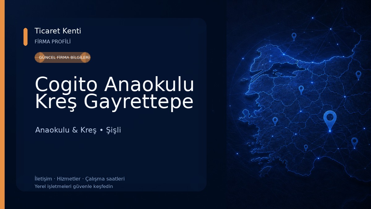 Cogito Anaokulu Kreş Gayrettepe Anaokulu & Kreş