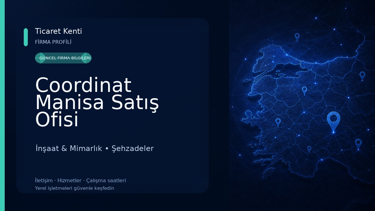 Coordinat Manisa Satış Ofisi İnşaat & Mimarlık