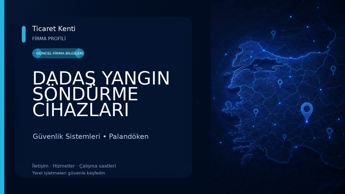 DADAŞ YANGIN SÖNDÜRME CİHAZLARI Güvenlik Sistemleri