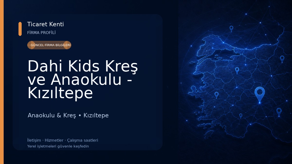 Dahi Kids Kreş ve Anaokulu - Kızıltepe Anaokulu & Kreş