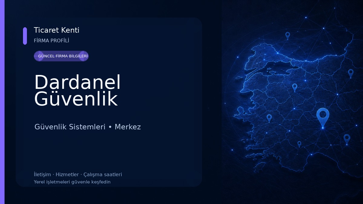 Dardanel Güvenlik Güvenlik Sistemleri