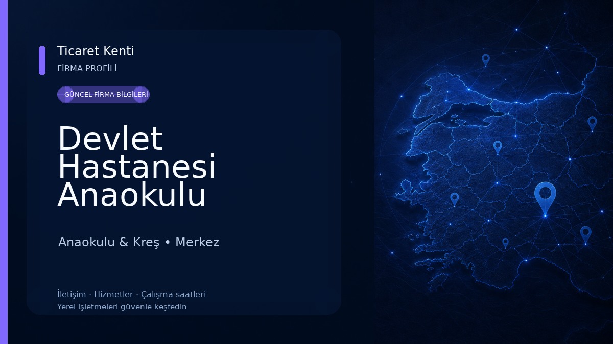 Devlet Hastanesi Anaokulu 