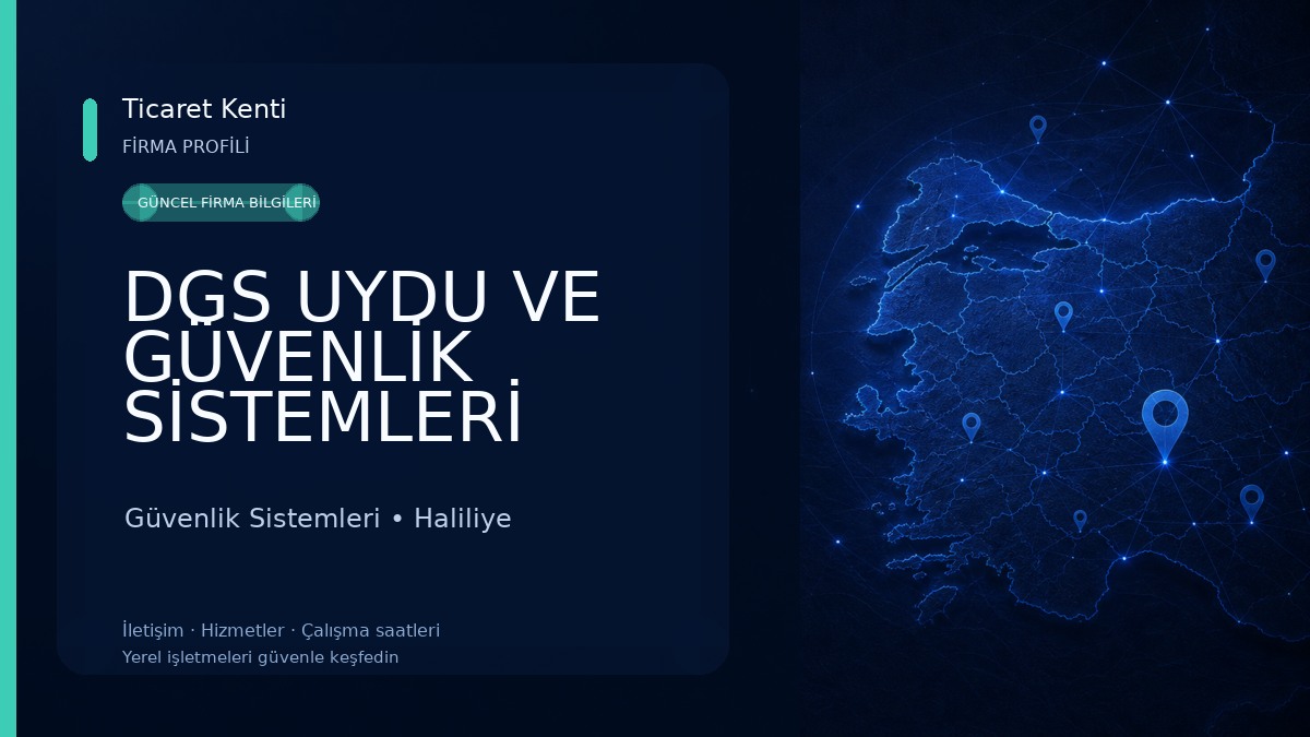 DGS UYDU VE GÜVENLİK SİSTEMLERİ Güvenlik Sistemleri