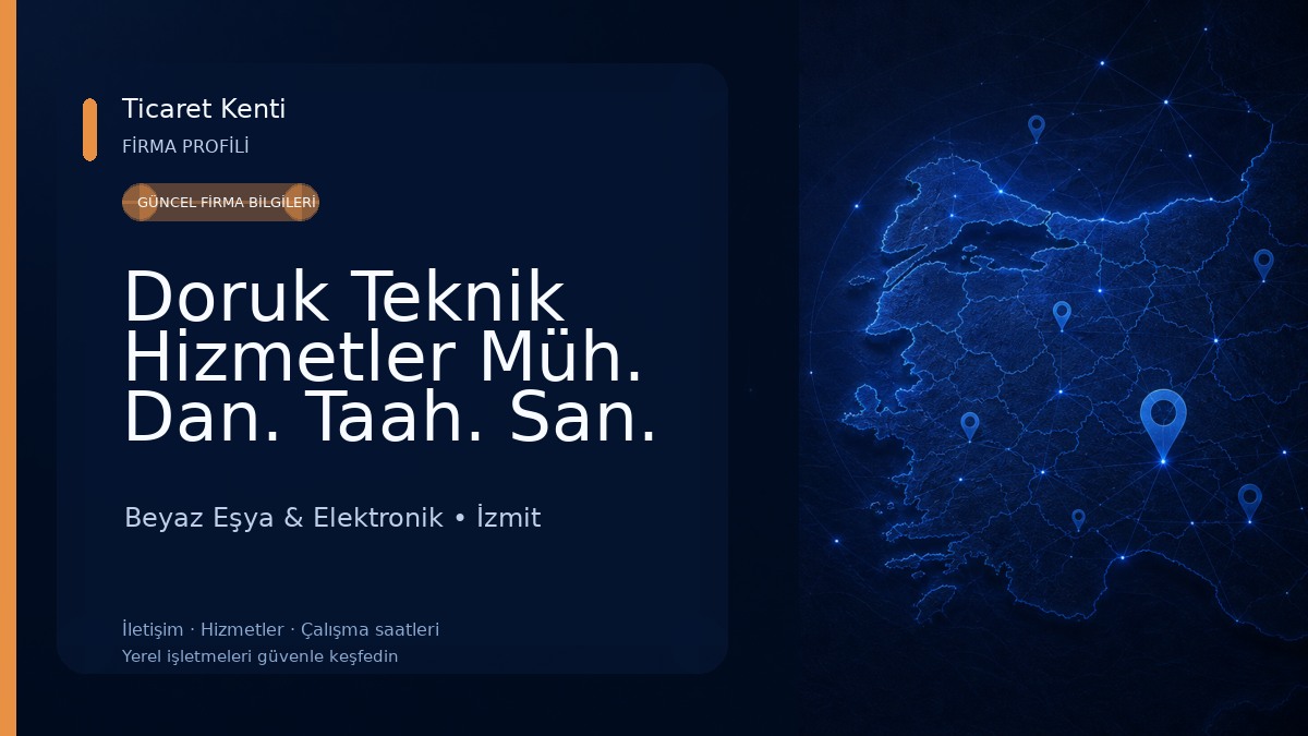 Doruk Teknik Hizmetler Müh. Dan. Taah. San. Tic. Ltd. Şti. Beyaz Eşya & Elektronik