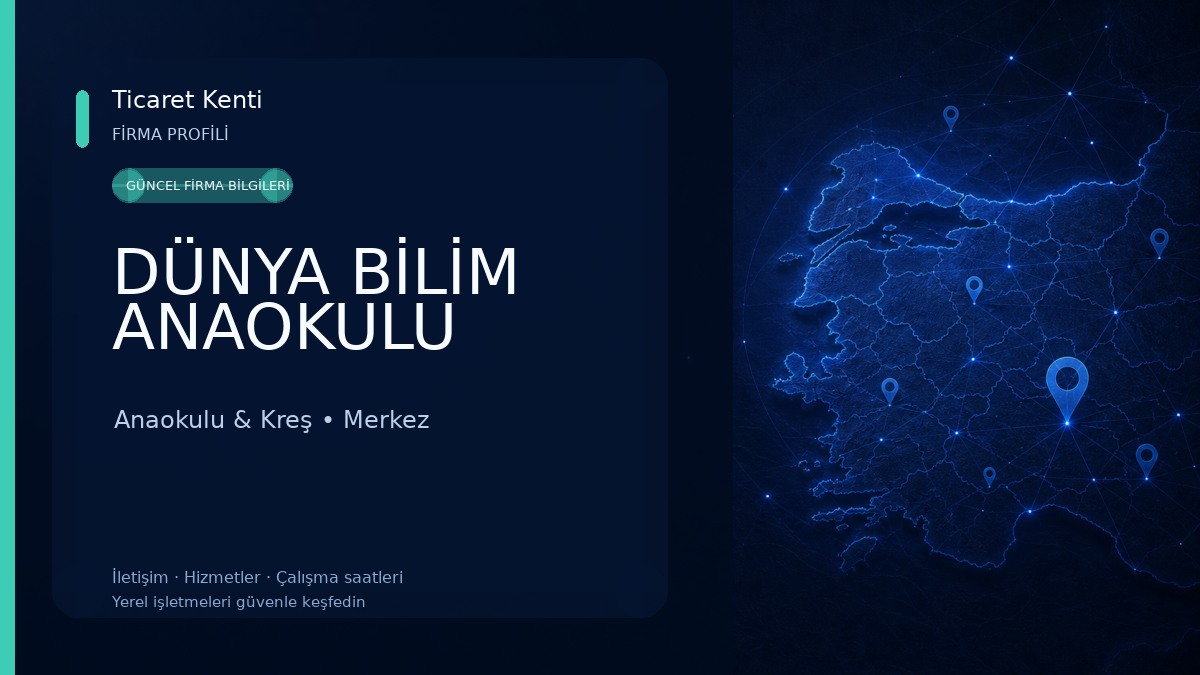 DÜNYA BİLİM ANAOKULU Anaokulu & Kreş