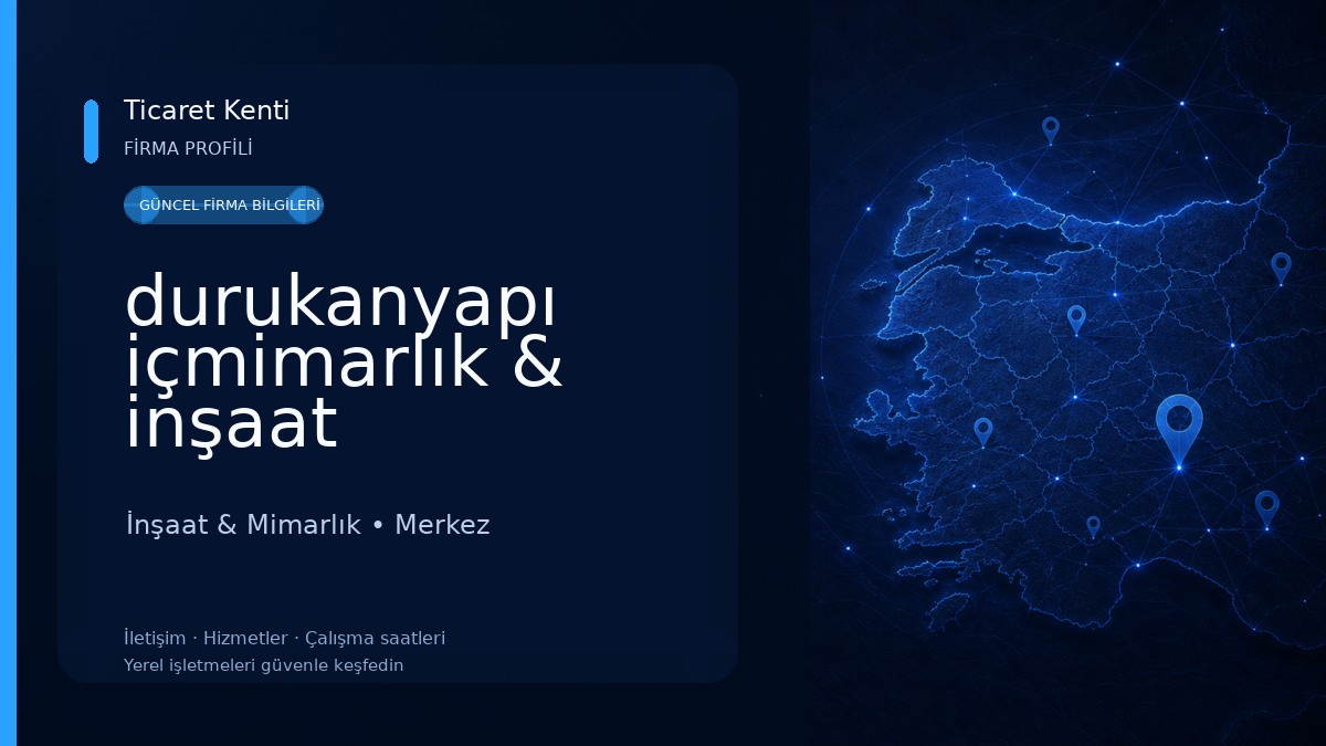 durukanyapı içmimarlık & inşaat İnşaat & Mimarlık