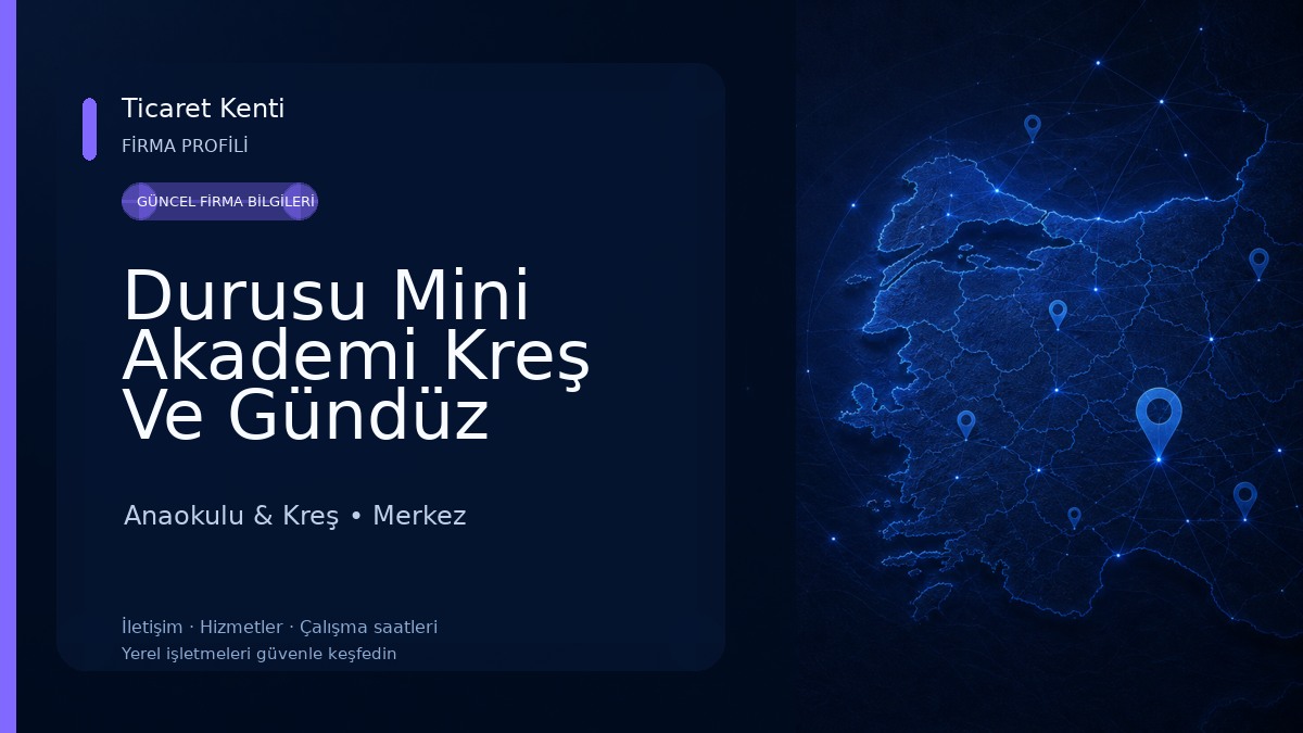 Durusu Mini Akademi Kreş Ve Gündüz Bakim Evi