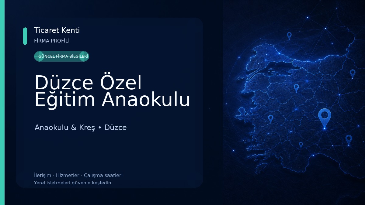 Düzce Özel Eğitim Anaokulu Anaokulu & Kreş